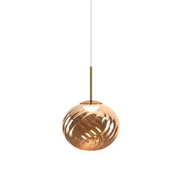 Lampa wisząca Whirl Ø30 cm - Copper - Tom Dixon