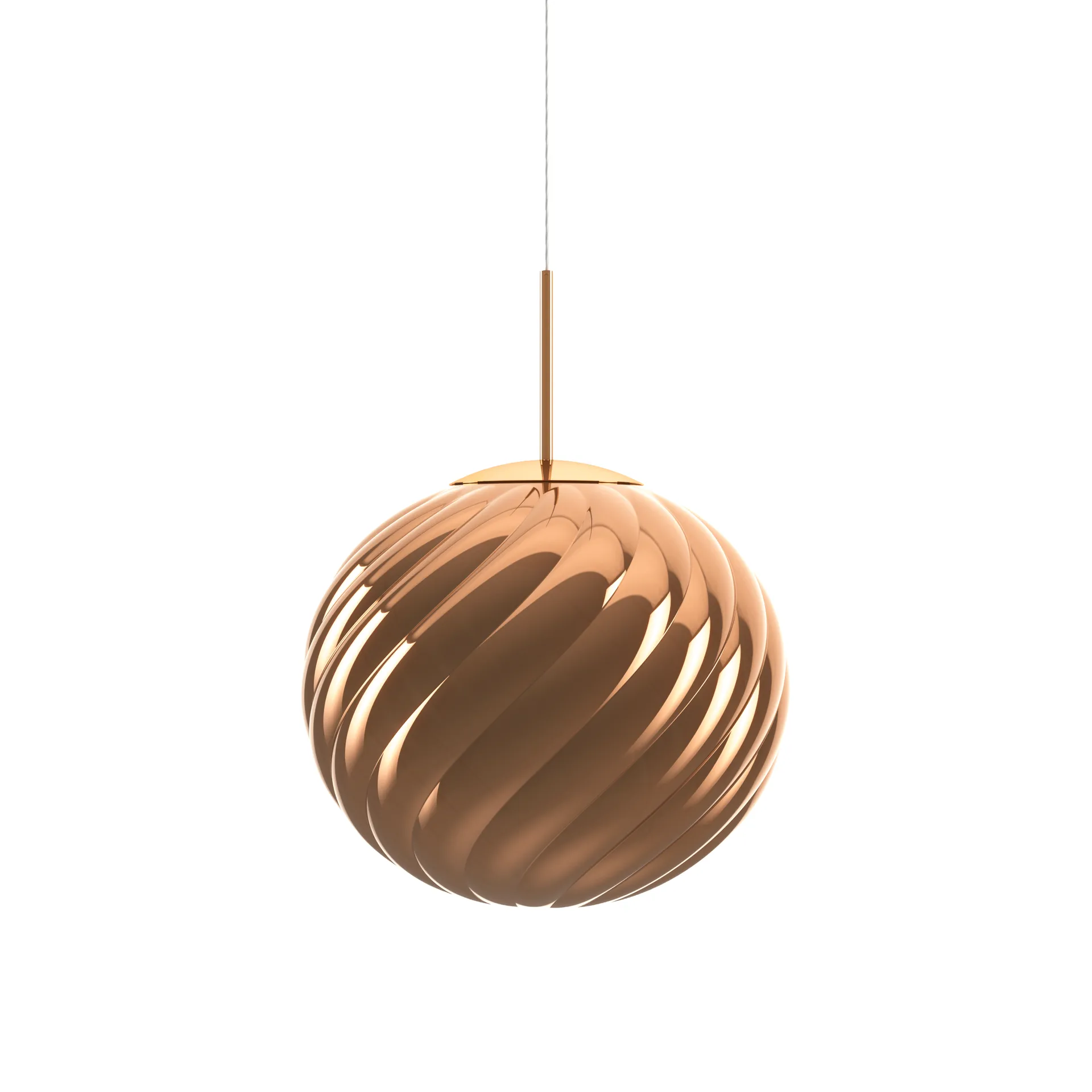 Lampa wisząca Whirl Ø45 cm, Copper Tom Dixon