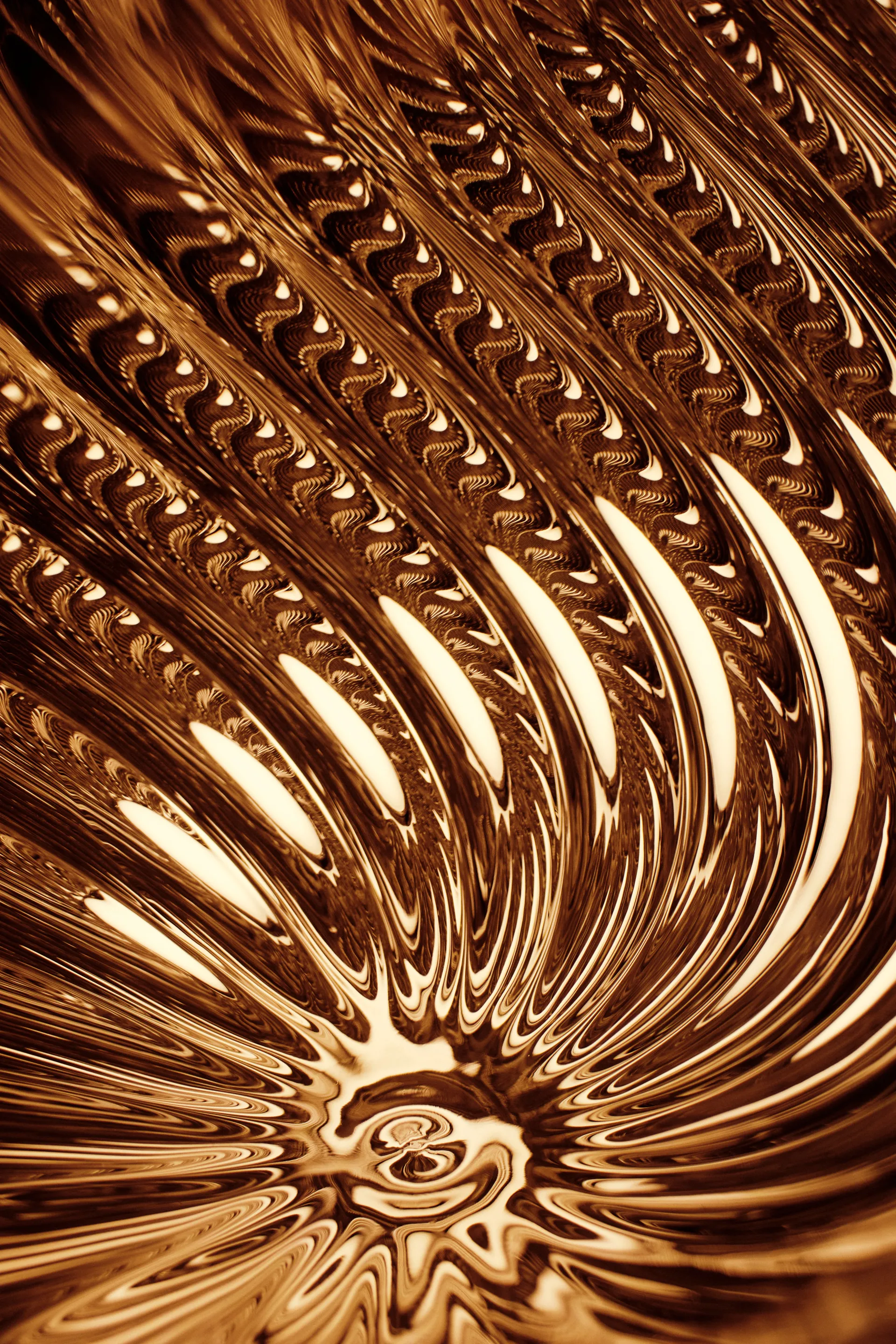 Lampa wisząca Whirl Ø45 cm, Gold Tom Dixon