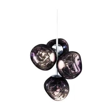 Mały żyrandol Melt Chandelier LED 103 cm - Dymny - Tom Dixon