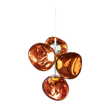 Mały żyrandol Melt Chandelier LED 103 cm - Miedziany - Tom Dixon