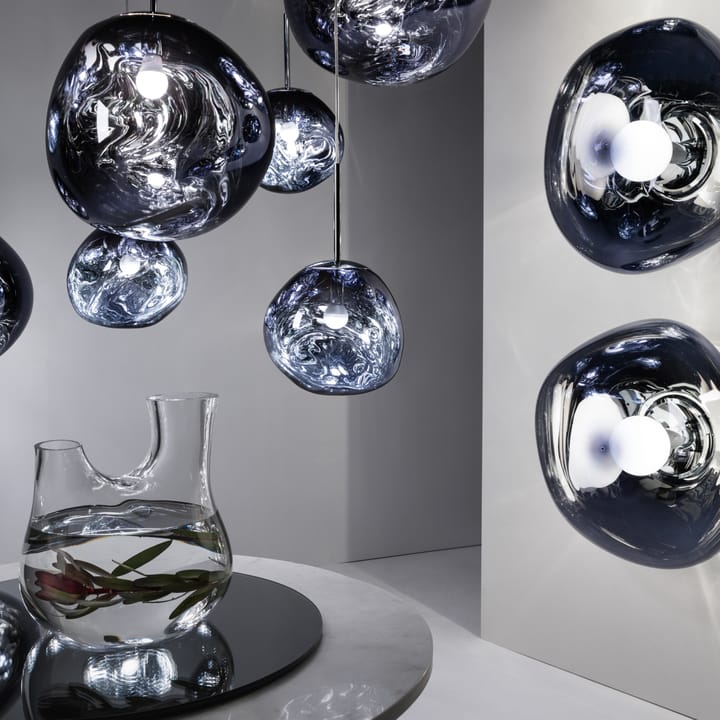 Melt Surface lampa ścienna i sufitowa LED, Dymny Tom Dixon