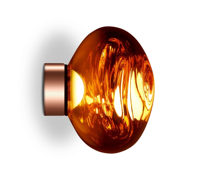 Mini lampa ścienna Melt Surface LED 30 cm, Miedziany Tom Dixon