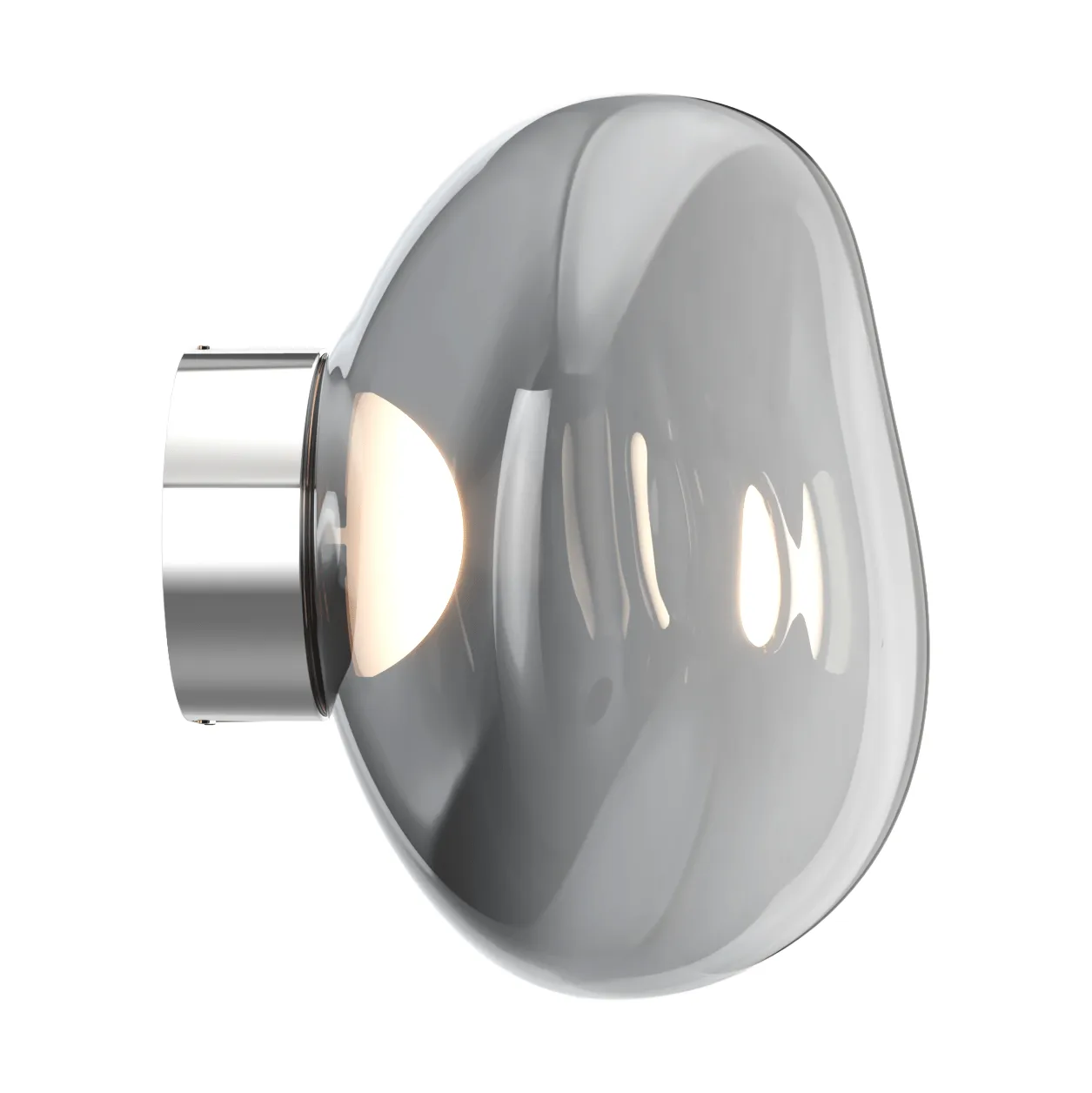 Mini lampa ścienna Melt Surface LED 30 cm, Nikiel Tom Dixon