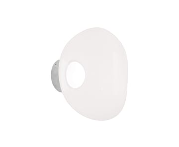 Mini lampa ścienna Melt Surface LED 30 cm - Opal-srebrny - Tom Dixon
