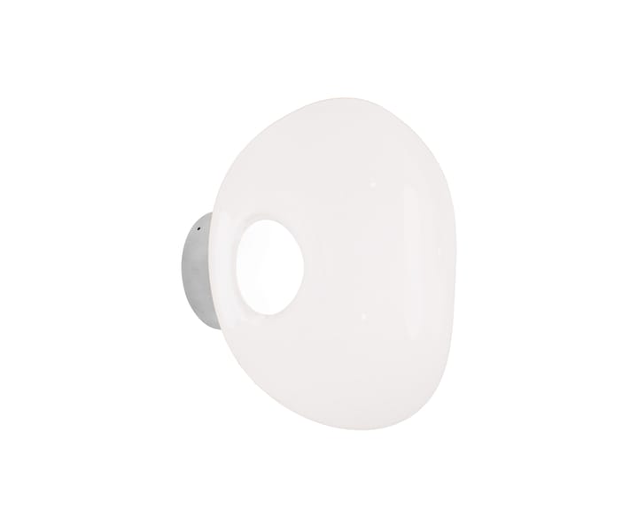 Mini lampa ścienna Melt Surface LED 30 cm, Opal-srebrny Tom Dixon