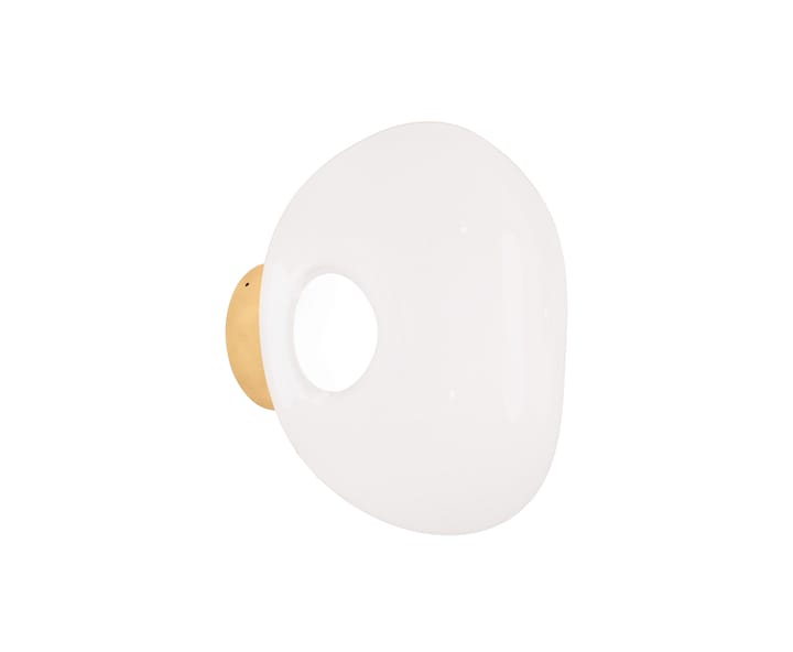 Mini lampa ścienna Melt Surface LED 30 cm, Opal-złoty Tom Dixon