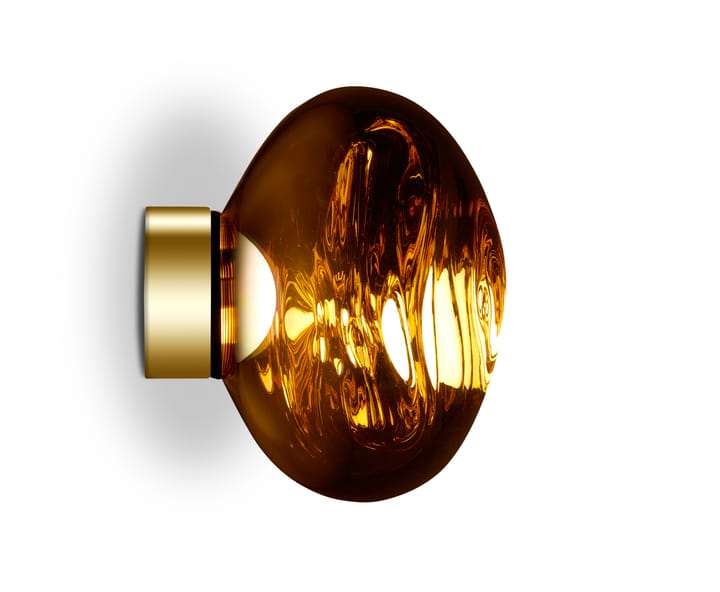 Mini lampa ścienna Melt Surface LED 30 cm, Złoty Tom Dixon