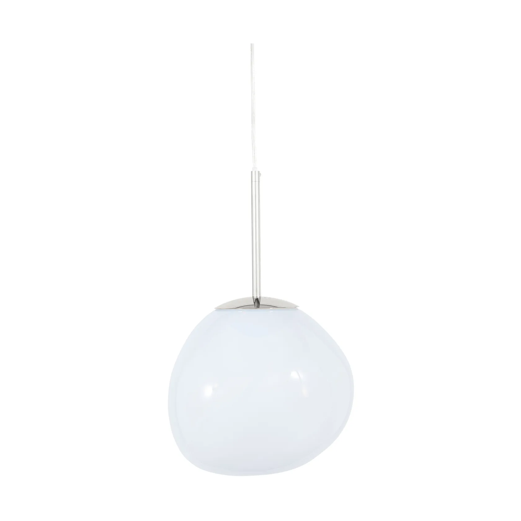 Mini Lampa wisząca Melt LED, Opal-srebrny Tom Dixon