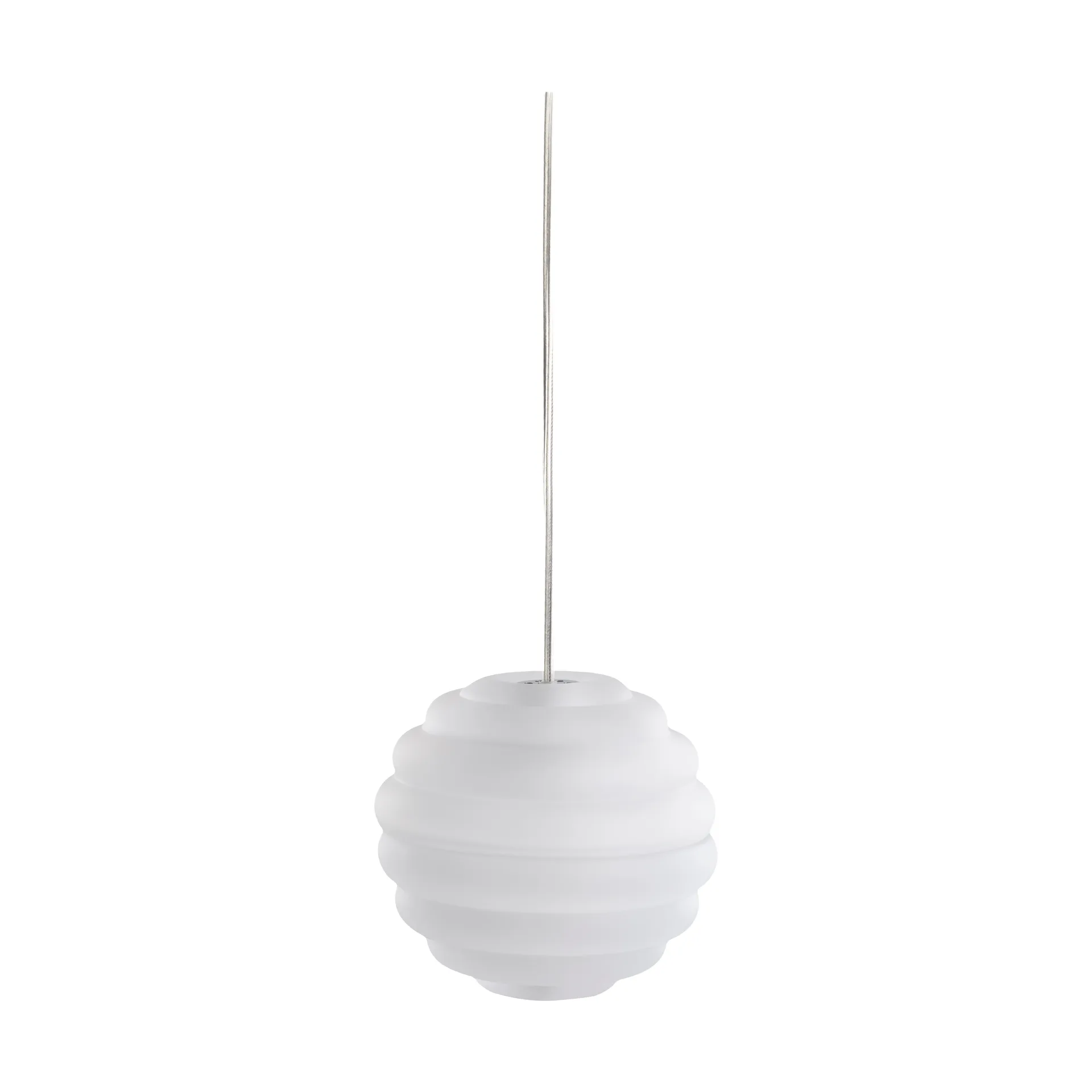 Mini lampa wisząca Press Sphere LED Ø14,5 cm, Frosted Tom Dixon