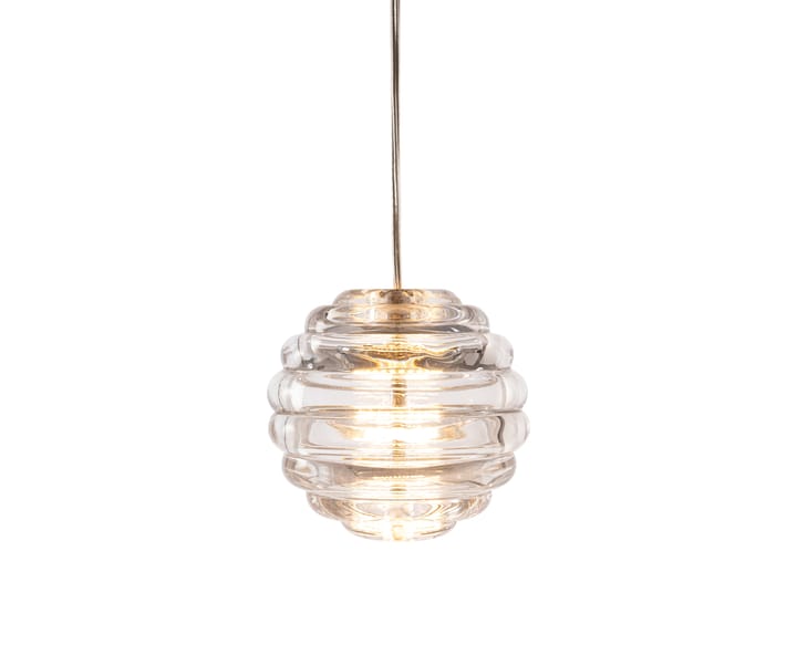 Mini lampa wisząca Press Sphere LED Ø14,5 cm, Przezroczysty Tom Dixon
