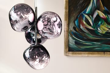 Mini żyrandol Melt Chandelier LED 63,4 cm - Dymny - Tom Dixon