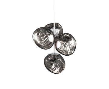 Mini żyrandol Melt Chandelier LED 63,4 cm - Srebrny - Tom Dixon