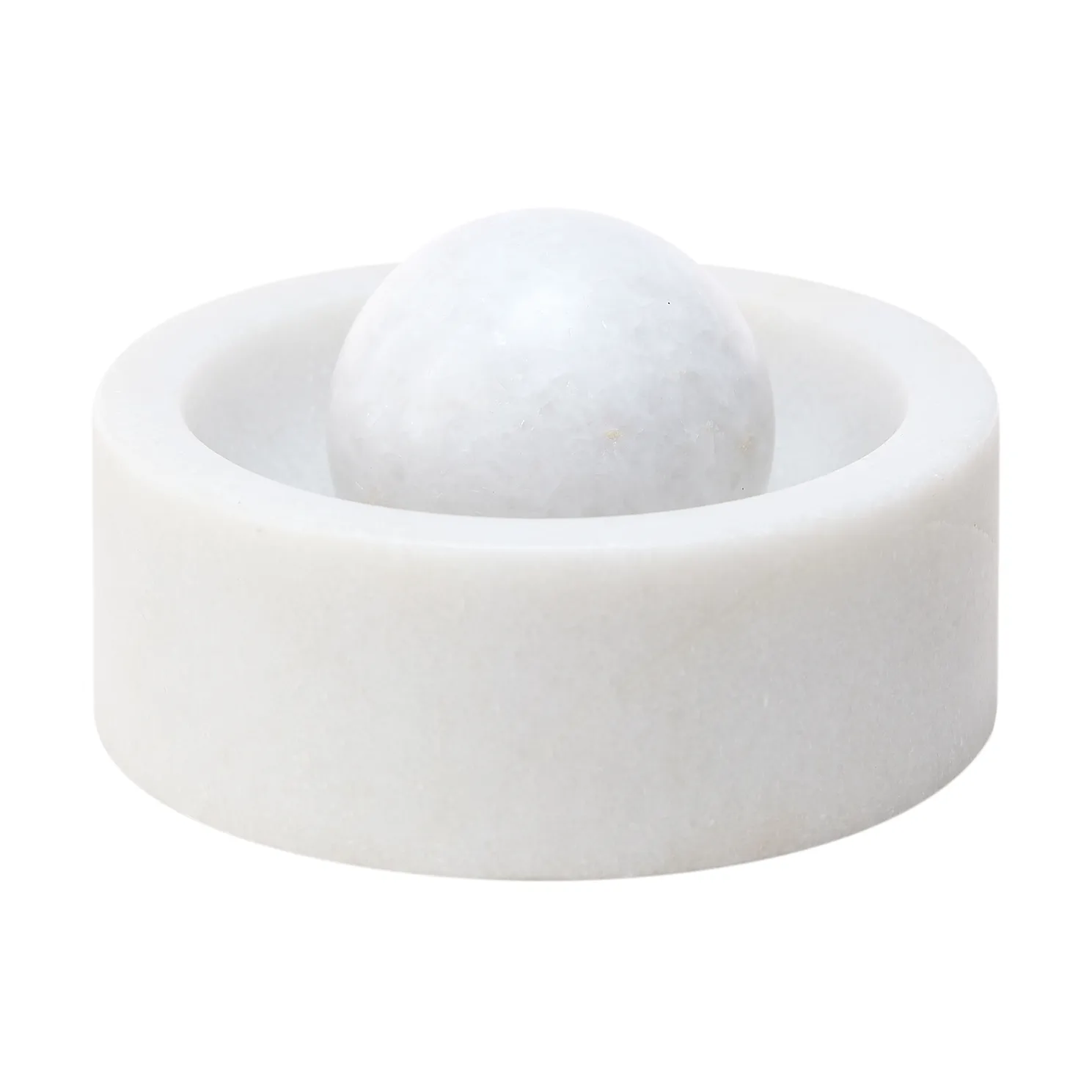 Młynek do przypraw Stone Ø12 cm, Biały marmur Tom Dixon