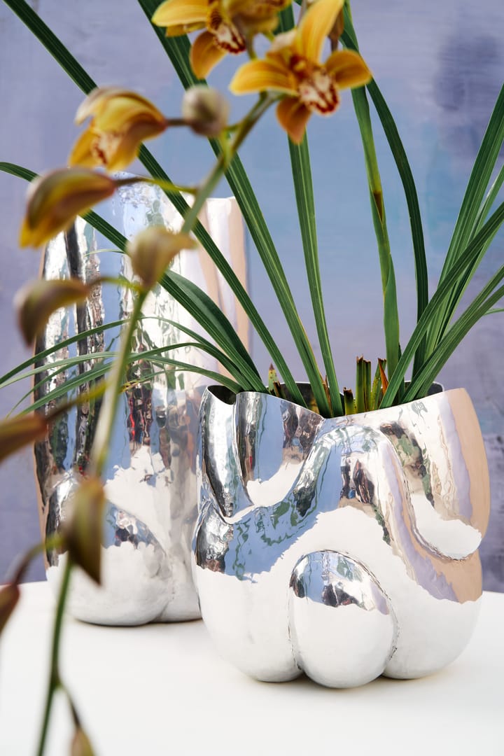 Niski wazon Cloud, Srebrny Tom Dixon