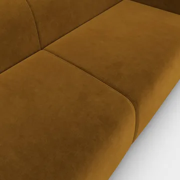 Plump sofa modułowa - Gold royal velvet, 3-osobowa - Tom Dixon
