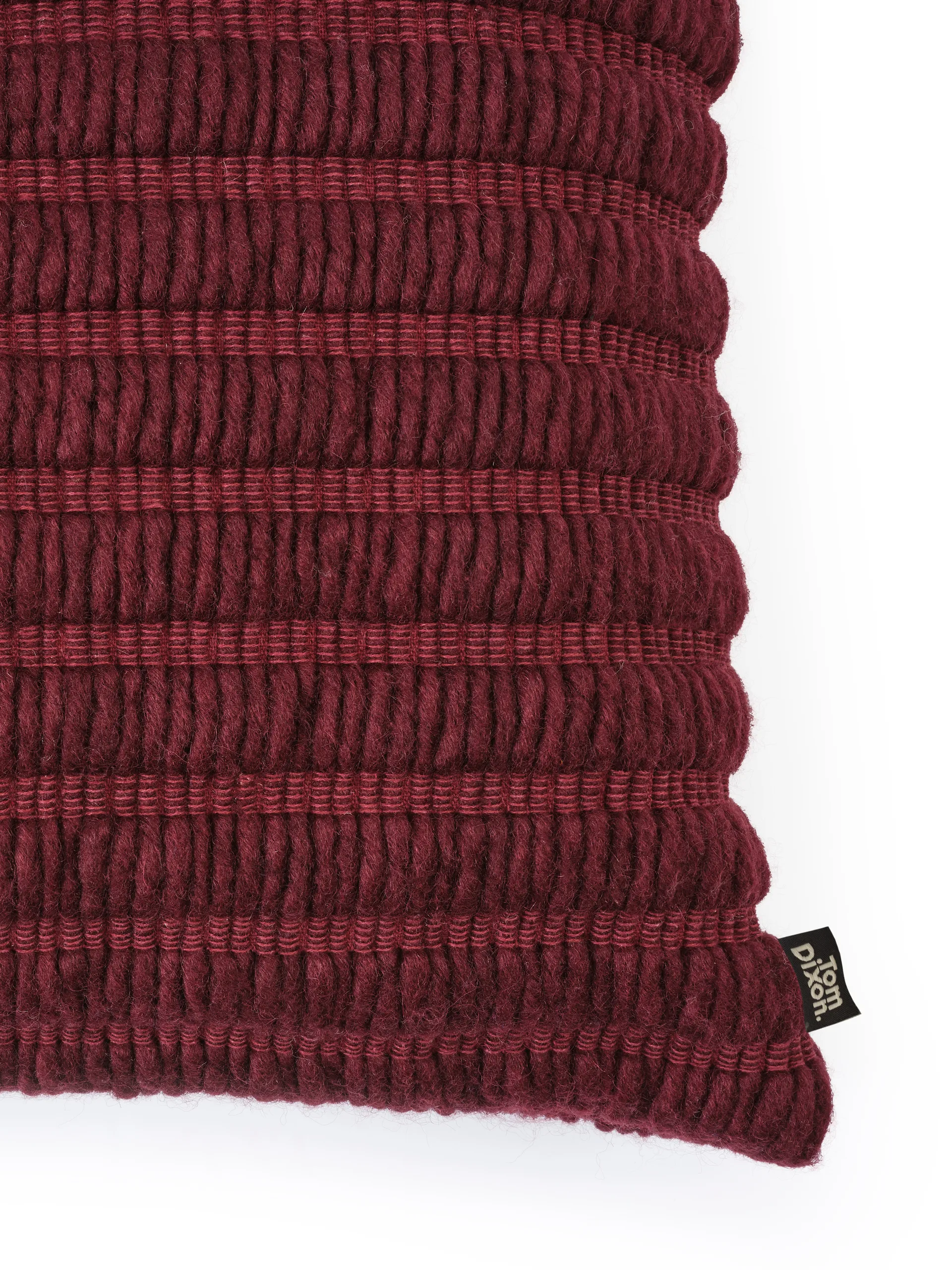 Poduszka Ridge 45x45 cm, Burgundy Tom Dixon