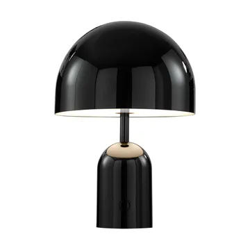 Przenośna lampa stołowa Bell Portable LED 28 cm - Czarny - Tom Dixon