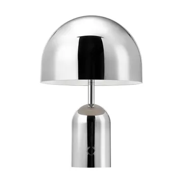 Przenośna lampa stołowa Bell Portable LED 28 cm - Srebrny - Tom Dixon