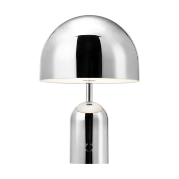 Przenośna lampa stołowa Bell Portable LED 28 cm - Srebrny - Tom Dixon