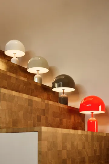 Przenośna lampa stołowa Bell Portable LED 28 cm - Szary - Tom Dixon