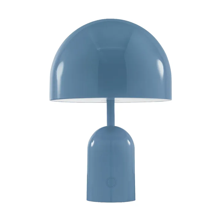 Przenośna lampa stołowa LED Bell 28 cm - Baby Blue (niebieski) - Tom Dixon
