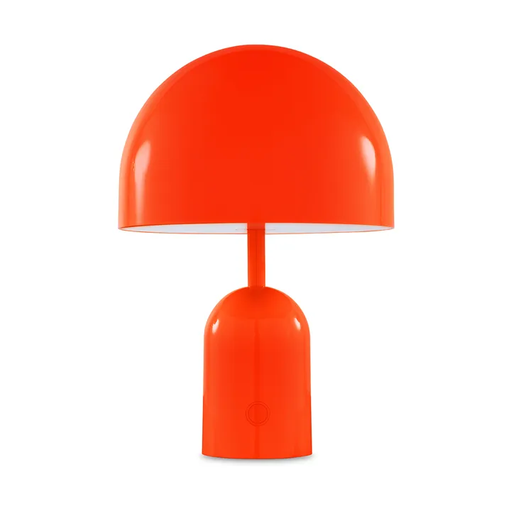 Przenośna lampa stołowa LED Bell 28 cm - Fluoro (czerwony) - Tom Dixon