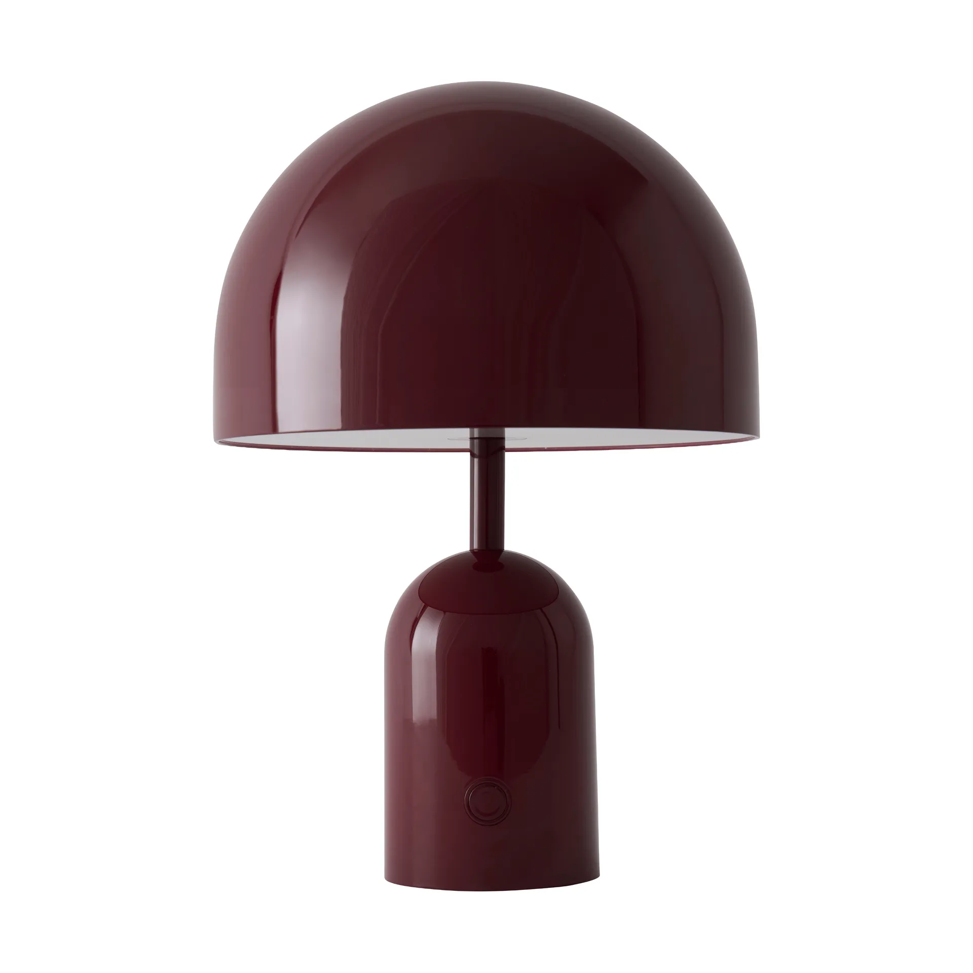 Przenośna lampa stołowa LED Bell 28 cm v.2, Burgundy Tom Dixon