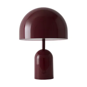 Przenośna lampa stołowa LED Bell 28 cm v.2 - Burgundy - Tom Dixon