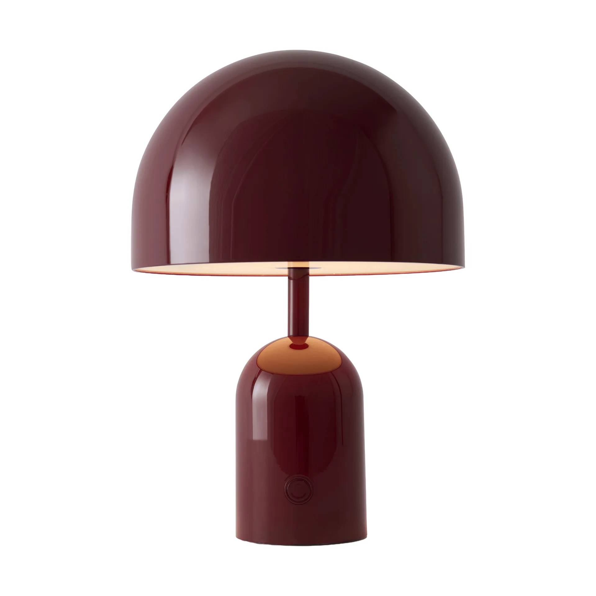 Przenośna lampa stołowa LED Bell 28 cm v.2, Burgundy Tom Dixon