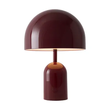 Przenośna lampa stołowa LED Bell 28 cm v.2 - Burgundy - Tom Dixon