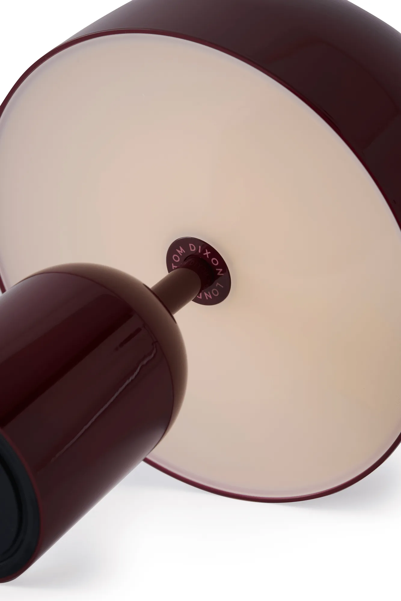 Przenośna lampa stołowa LED Bell 28 cm v.2, Burgundy Tom Dixon