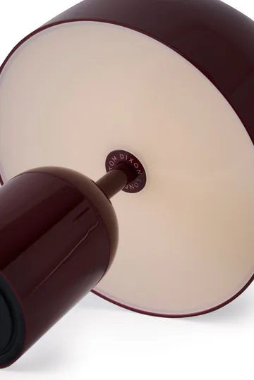 Przenośna lampa stołowa LED Bell 28 cm v.2 - Burgundy - Tom Dixon