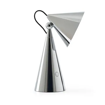 Przenośna lampa stołowa Pose Portable LED - Srebrny - Tom Dixon