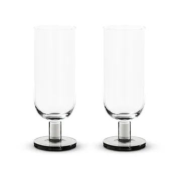 Puck wysoka szklanka highball 2‑pak 335 ml - Przezroczysty - Tom Dixon