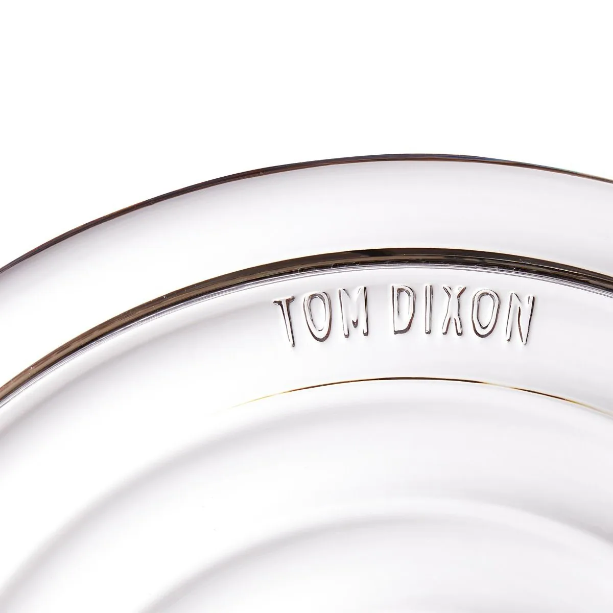Średnia miska Press, Przezroczysty Tom Dixon