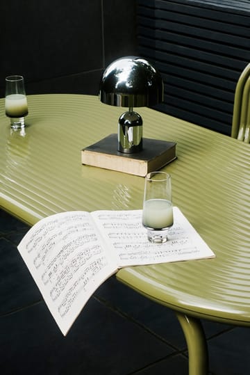 Stół do jadalni Groove 86x185 cm - Mech - Tom Dixon