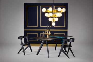 Stół Slab 96x200 cm - Czarny dąb - Tom Dixon