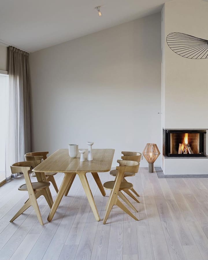Stół Slab 96x200 cm, Naturalny dąb Tom Dixon