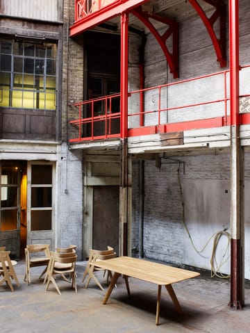 Stół Slab 96x200 cm - Naturalny dąb - Tom Dixon