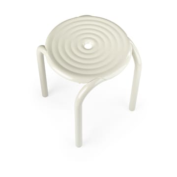 Stołek Groove 45 cm - Putty - Tom Dixon