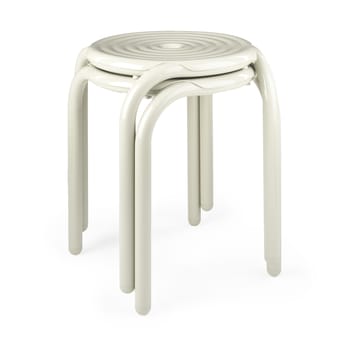 Stołek Groove 45 cm - Putty - Tom Dixon