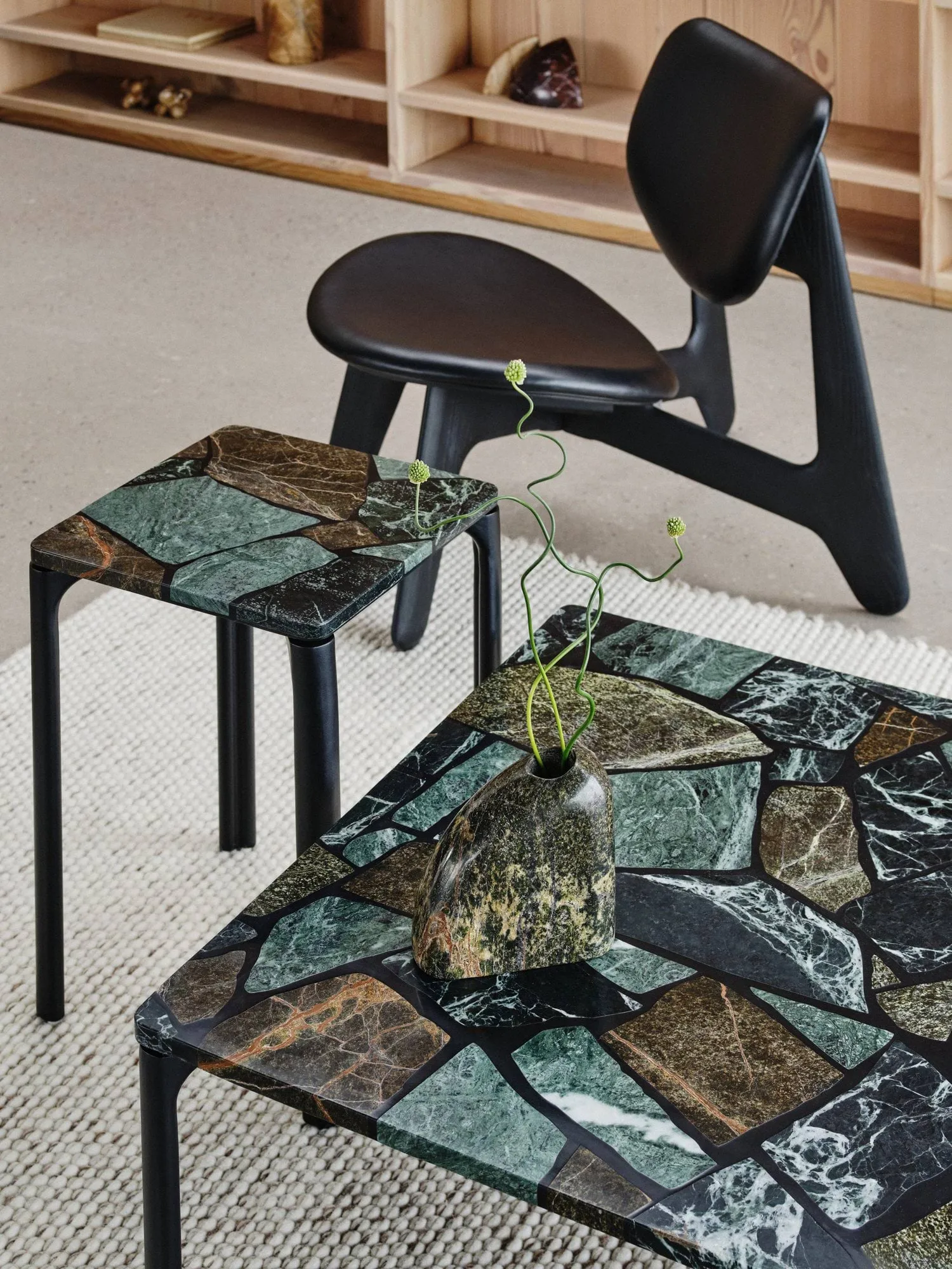 Stolik boczny Smash, Green, 35x35x50 cm Tom Dixon