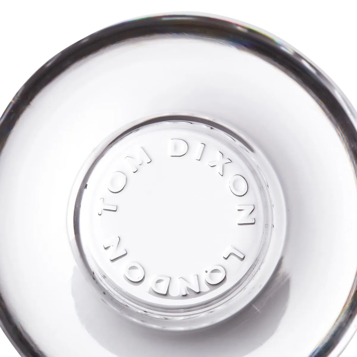 Świecznik Press Vertical, Przezroczysty Tom Dixon