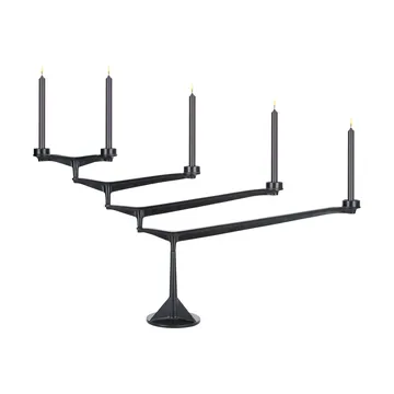 Świecznik Spin - Czarny - Tom Dixon