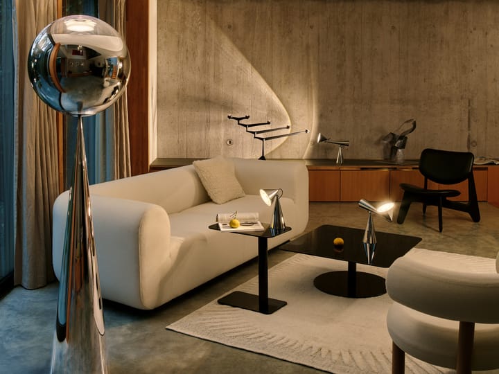 Świecznik Spin, Czarny Tom Dixon