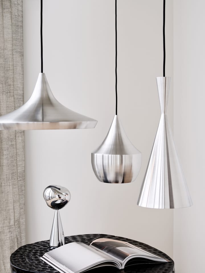 Szeroki abażur Beat Unbeaten Ø36 cm, Aluminium Tom Dixon