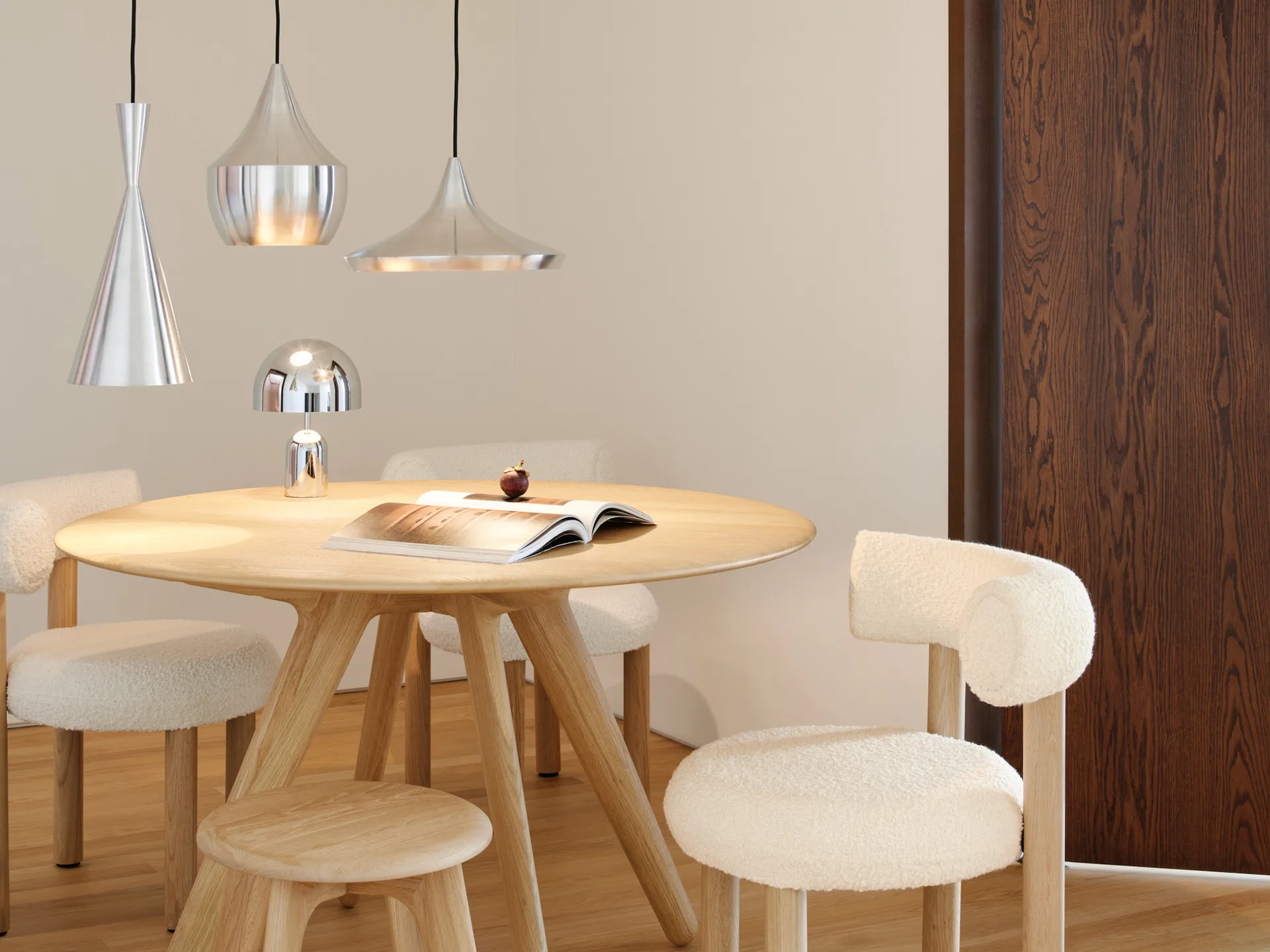 Szeroki abażur Beat Unbeaten Ø36 cm, Aluminium Tom Dixon