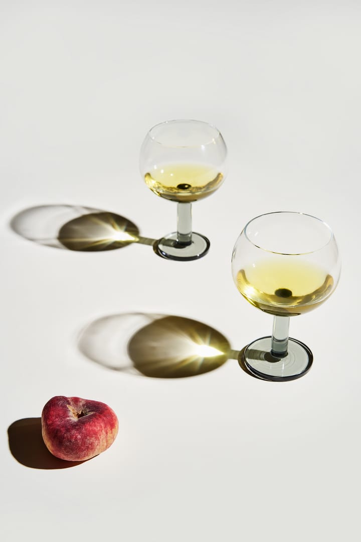 Szklanka na nodze Puck Balloon 450 ml 2-pak, Clear-smoke Tom Dixon