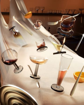 Szklanka na nodze Puck Balloon 450 ml 2-pak - Clear-smoke - Tom Dixon